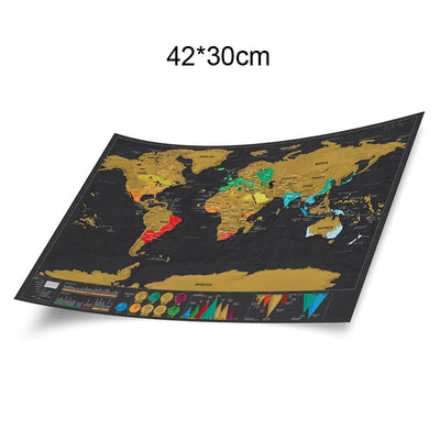 Scratch-Off Travel Map - yoyomahalo
