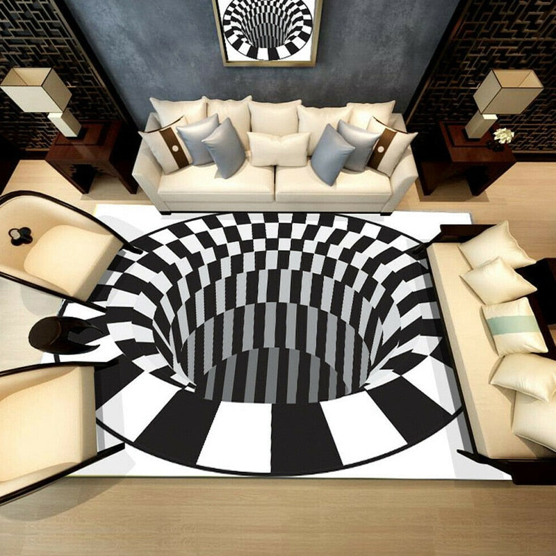 Optical Illusion Carpet - yoyomahalo