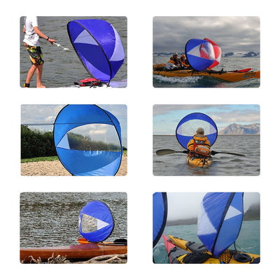 Foldable Kayak Sail - yoyomahalo