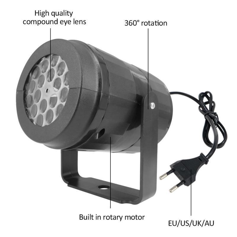 LED Snowflake Projector - yoyomahalo